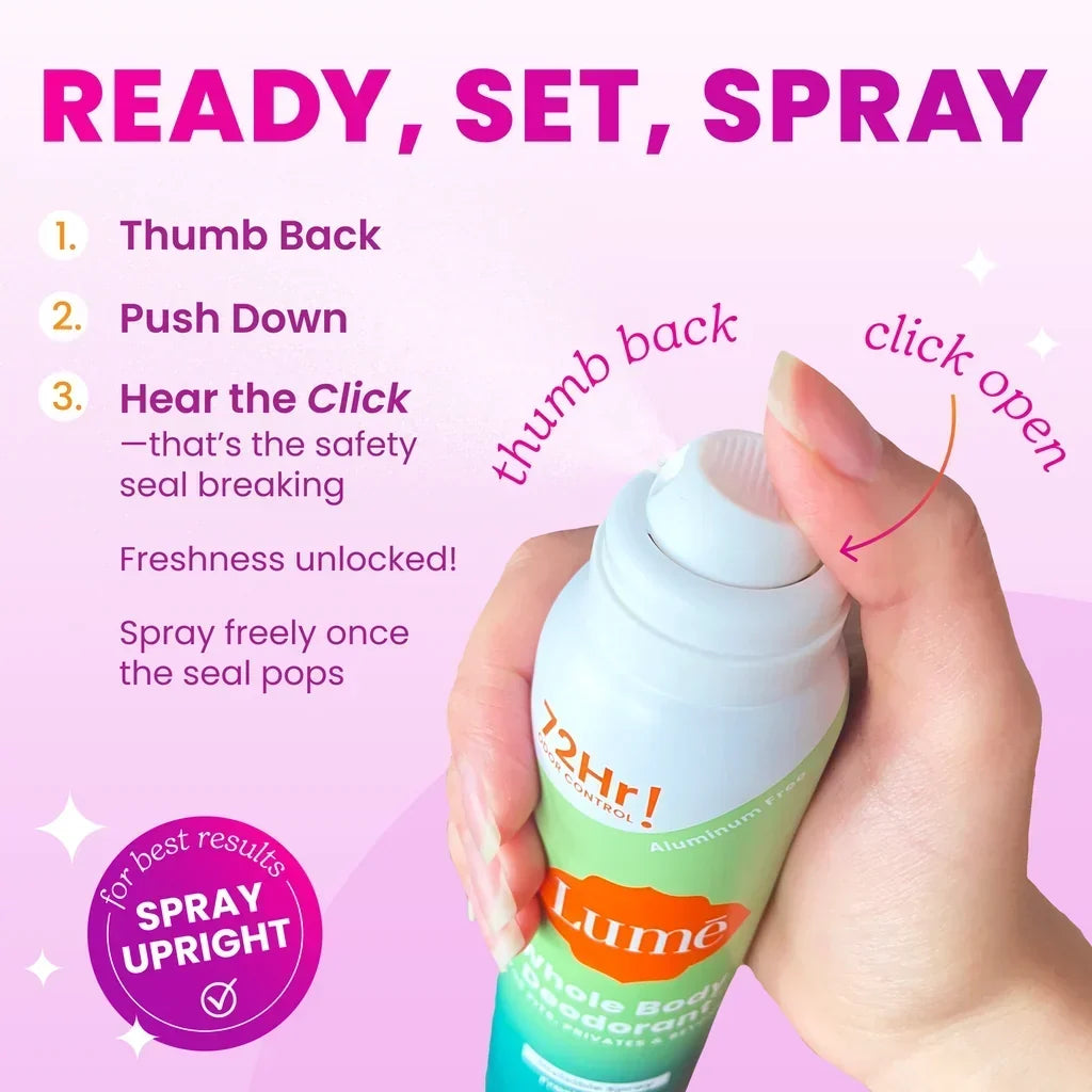 Lume Spray Deodorant Vanilla Bliss